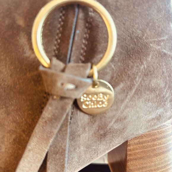 See by Chloe Ankle brown swede boot size 6.5 US - Picture 3 of 8